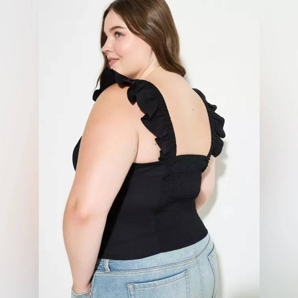 Torrid LoveSick Flutter-Sleeve Corset Top, Size 1X - NWT - Picture 2 of 12